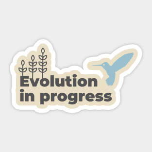 Evolution in Progress Standard Sticker